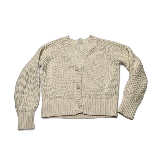 Abercrombie Cream Cardigan Button Front Abercrombie kids size 9/10 XS Women - Picture 4 of 5